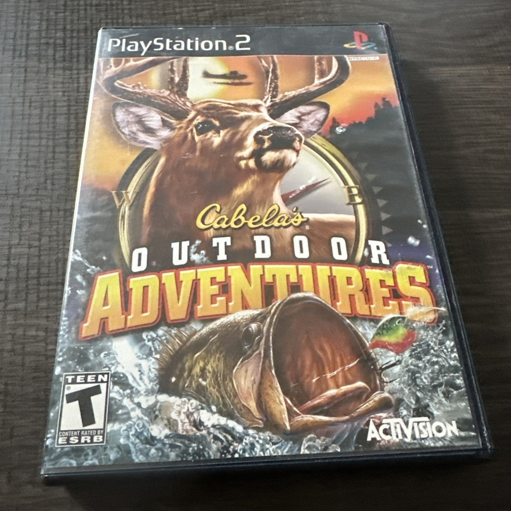 Cabela's Outdoor Adventures (Sony PlayStation 2, 2005) PS2 With Manual